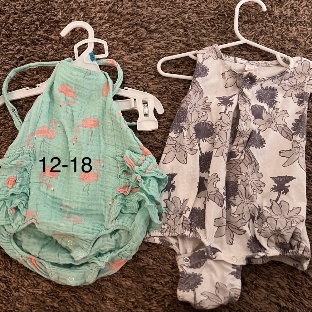 12-18 baby girl romper